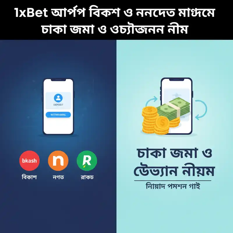 1xBet Mobile Banking bKash Nagad Guide