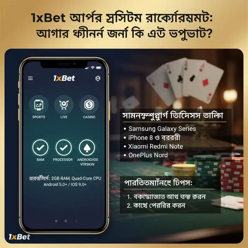 1xBet App System Requirements and Compatibility